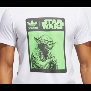 Adidas Star Wars Yoda Box Logo Tee Shirt X Small